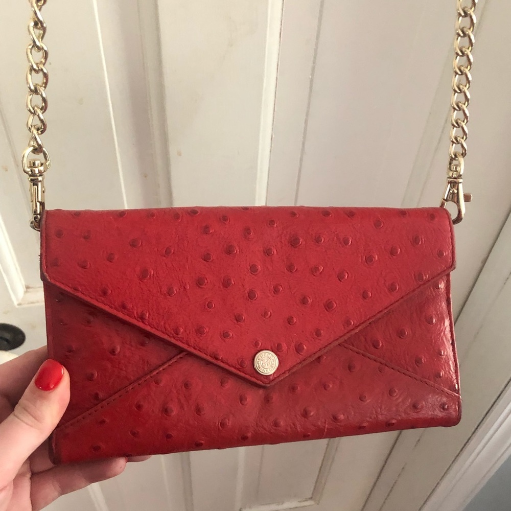 Rebecca Minkoff Croc Red Crossbody